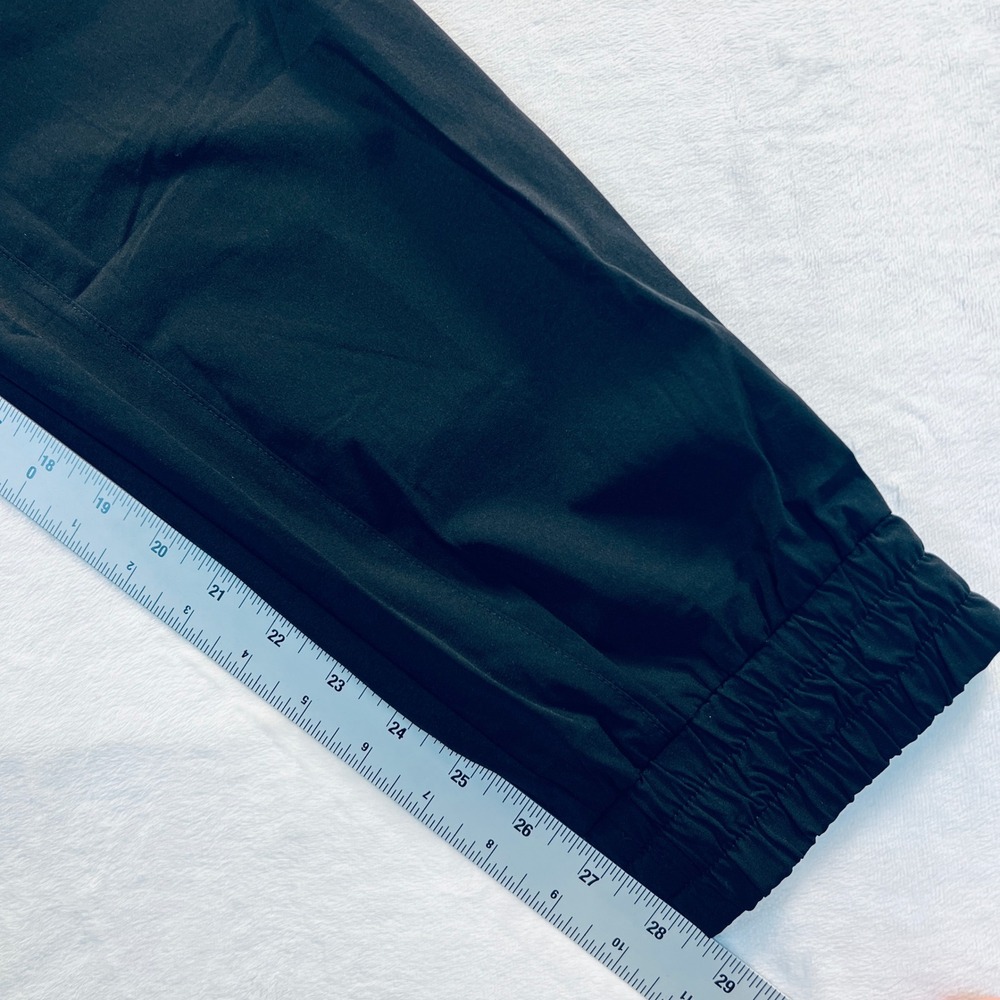 Halara Black High Waisted Nylon Joggers Elastic Waist Pants Size Medium - Picture 5 of 6